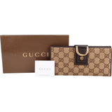 Gucci Monogram GG Canvas Abbey D-Ring Continental Wallet