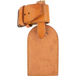 [🔄️B21 / F28] Louis Vuitton Vachetta Leather Luggage Tag - vintageandkickz