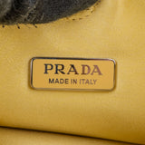 Prada Crystal Embellished Satin Small Tote Handbag