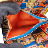 Hermès Yellow Epsom Leather Silk'in Azap Compact Wallet