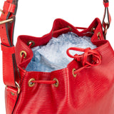 Louis Vuitton Red Epi Leather Sac Noé Grande Shoulder Bag - vintageandkickz