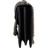 Gucci Grained Leather Crystal Dionysus Shoulder Bag