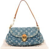Louis Vuitton Monogram Denim Pleaty Shoulder Bag