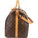 Louis Vuitton Monogram Canvas Keepall 60 Bandoulière Travel Bag