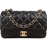 Chanel Quilted Lambskin Mini Square Single Flap Crossbody Bag