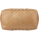 Gucci Monogram GG Canvas Metallic Leather Bree Tote Shoulder Bag
