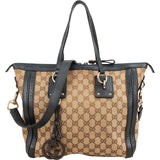 Gucci Monogram GG Leather Tote Satchel Handbag