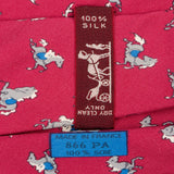 Hermès Horse Pattern Silk Tie Krawatte