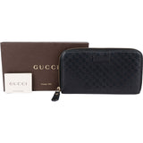 Gucci Microguccissima Leather Zip Around Wallet