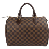 Louis Vuitton Monogram Damier Ebene Speedy 30 Handbag
