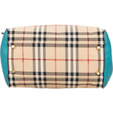 Burberry Nova-Check Canvas and Leather Canterbury Tote Shoulder Bag