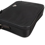 Prada Black Tessuto Nylon Laptop Business Handbag