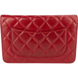 Chanel Quilted Lambskin Wallet On Chain Crossbody Bag