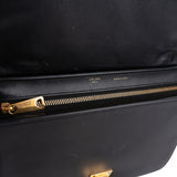 Celine Tricolor Suede Leather Trapeze Handbag