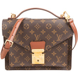 Louis Vuitton Monogram Canvas Pochette Monceau Handbag