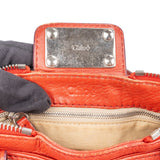 Chloé Red Leather Paddington Handbag
