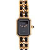 Chanel Gold Tone Première H0001 Watch (L)