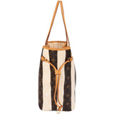 Louis Vuitton Striped Monogram Rayures Neverfull MM Shoulder Bag