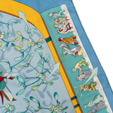 Hermès Neige d'Antan Silk Carre 90 Scarf Tuch