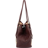Burberry Nova-Check Haymarket Hobo Shoulder Bag