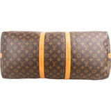 Louis Vuitton Monogram Canvas Keepall 55 Bandoulière Travel Bag