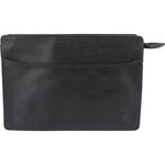 Louis Vuitton Noir Epi Leather Pochette Homme Clutch - vintageandkickz