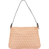 Fendi Monogram FF Zucca Mamma Baguette Shoulder Bag