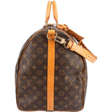 Louis Vuitton Monogram Canvas Keepall 60 Bandoulière Travel Bag