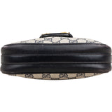 Gucci Monogram GG Supreme Horsebit Crossbody Bag