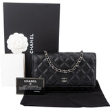 Chanel Quilted Caviar Leather Wallet On Chain Crossbody Bag