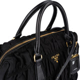 Prada Matelassé Tessuto Gaufre Nylon Bauletto Handbag