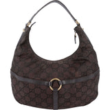 Gucci Monogram GG Canvas Interlocking G Hobo Shoulder Bag