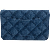 Chanel Denim Wallet on Chain Crossbody Bag