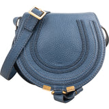 Chloé Grained Calfskin Small Marcie Saddle Crossbody Bag