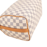 Louis Vuitton Monogram Damier Azur Canvas Speedy 25 Bandouliere Handbag