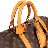 Louis Vuitton Monogram Canvas Keepall 50 Bandoulière Travel Bag