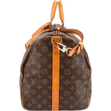 Louis Vuitton Monogram Canvas Keepall 55 Bandoulière Travel Bag