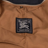 Burberry Black Cotton Trench Coat (M)