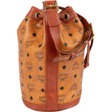 MCM Monogram Visetos Drawstring Bucket Crossbody Bag