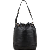 Louis Vuitton Noir Epi Leather Sac Noé Grande Shoulder Bag