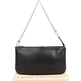Louis Vuitton Noir Epi Leather NM Pochette Accessoires Handbag