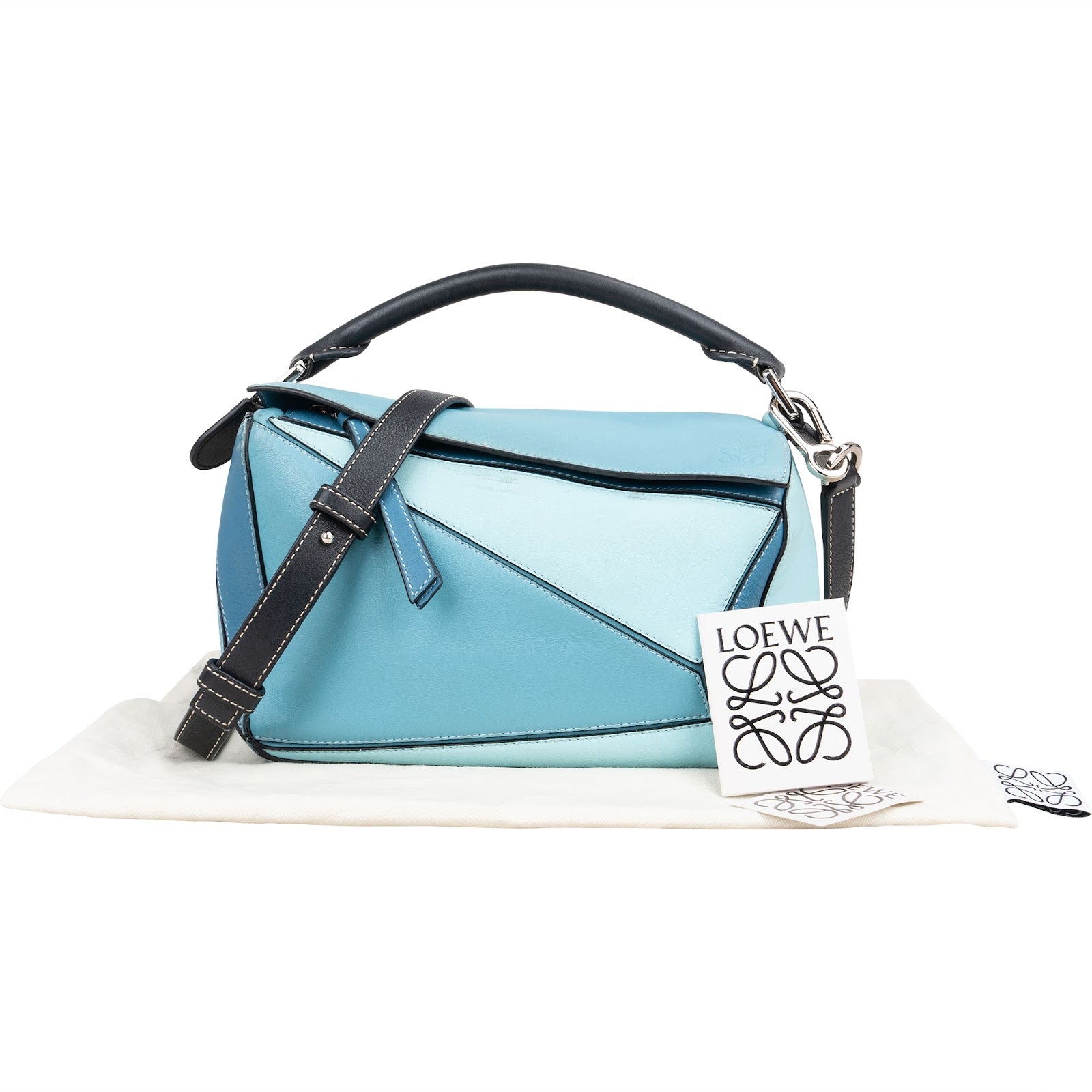 [🔄️B20 / F13] Loewe Leather Small Puzzle Crossbody Bag - vintageandkickz