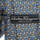 Salvatore Ferragamo Bunny Print Silk Tie Krawatte