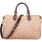 Louis Vuitton Monogram Mini Lin Speedy 30 Bandoulière Handbag