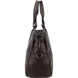 Cartier Brown Pebbled Leather Handbag