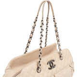 Chanel Quilted Iridescent Calfskin Bowling CC Shoulder Bag
