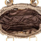 Miu Miu Vitello Lux Leather Tote Handbag