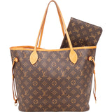 Louis Vuitton Monogram Canvas Neverfull MM Shoulder Bag - vintageandkickz