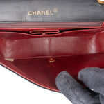 Chanel Quilted Lambskin 24K Gold Turnlock Single Flap Crossbody Bag - vintageandkickz