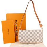 Louis Vuitton Monogram Damier Azur Canvas Pochette Accessoires Shoulder Bag